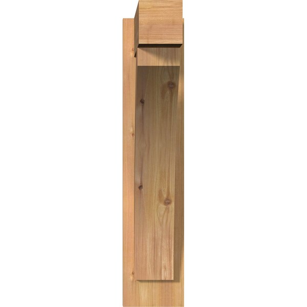 Thorton Block Smooth Outlooker, Western Red Cedar, 5 1/2W X 18D X 26H